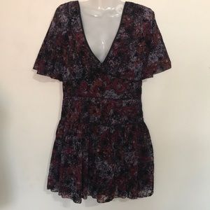 French Connection Dress sz 6 burnt velvet  party